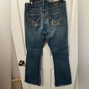 BKE Women's Blue Boot Cut Jeans